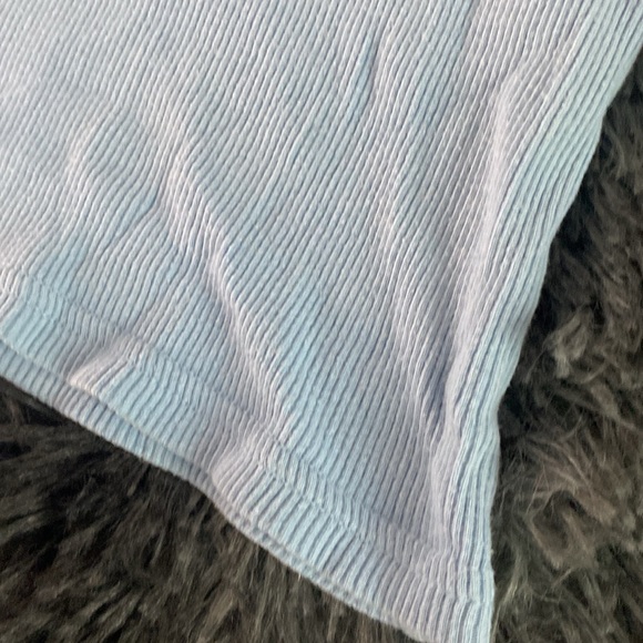Baby blue ribbed tank top - Picture 14 of 16